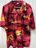 Vintage Palmwave Hawaii Button-Up XL Shirt