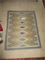 Indian Hnd Woven Rug--Wide Runs
