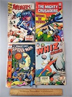 4ct Vintage Super Hero Comic Books