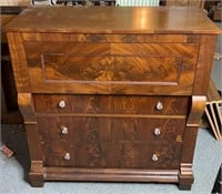 Vintage Solid Wood Secretary Dresser