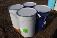 (4) Metal 55gal Barrels
