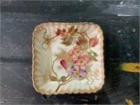 Antique numbered hand painted plate