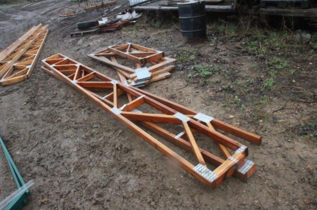(3) Floor Trusses, Approx 6Ft-18Ft w/ Parts of