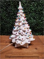 Vintage Ceramic Christmas Tree 18" H