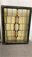 Large Deco Style Stain Glass window