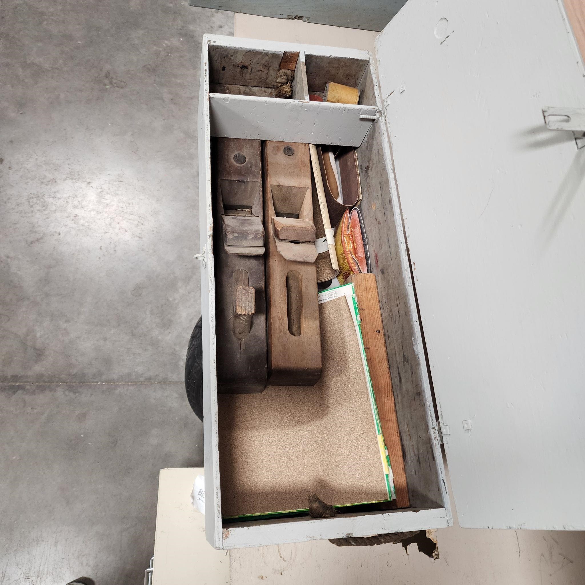28"x12"x8" Wood Storage Box