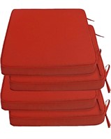 NEW $100 Patio Chair Cushions 4PK Red