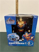 NIB Flying 8" Superman Justice League 2003