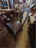 Five Antique Dining Chairs (4 are Mahogany)