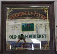O'Connell & Flynn Old Irish Whiskey Bar Mirror