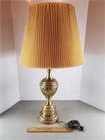 Vintage Brass Lamp 32" H