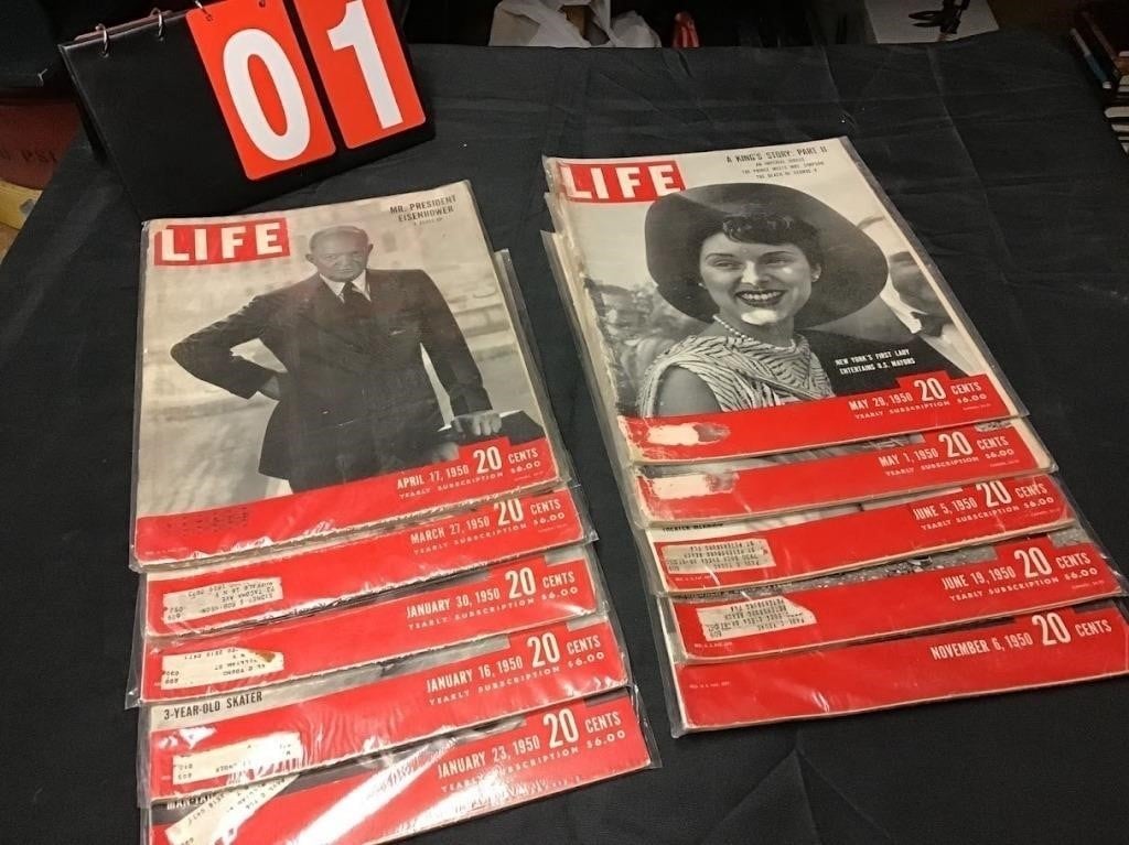 Lot of Time life Magazines