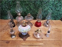 Vintage Oil Lamps & Parts