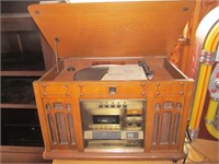 Total Line Star Nostalgia Wood Cabinet Stereo