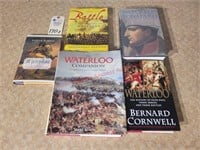 (5) Waterloo&Napoleon Bonapart Hardcover books