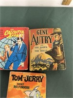 Vintage Little Book Lot-Gene Autry, Tom/Jerry