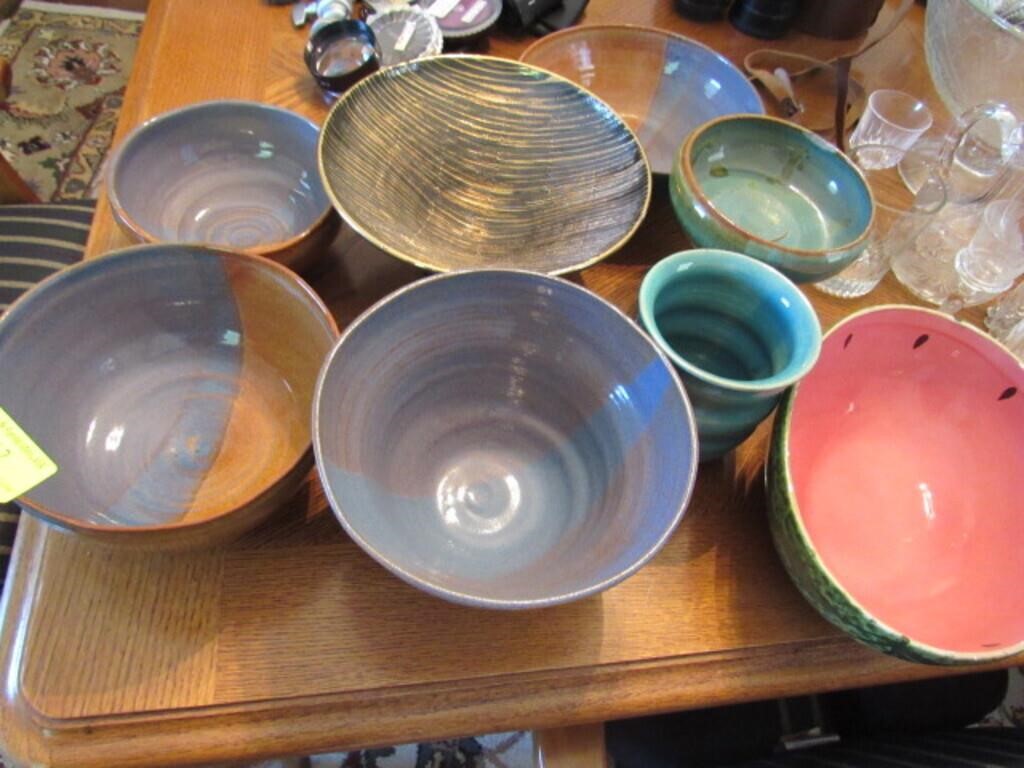 Approx. 7 Asst'd. Ceramics Incl. Studio Pottery