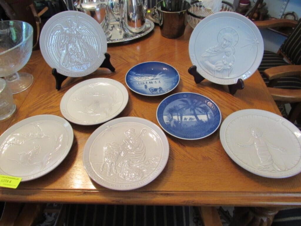 8 Asst'd. Collectible Ceramic Plates Incl. Frankom