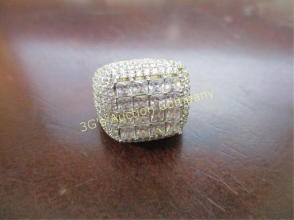 Gold Plated 925 Silver Ring - 10J