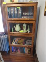 4 Shelf Barristers Bookcase, Wood Look