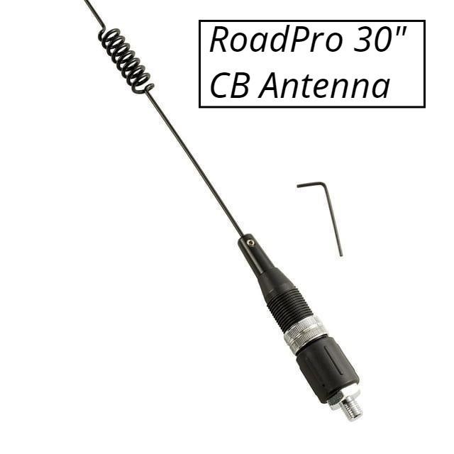 RoadPro 30" Base Load Ring Tunable CB Antenna