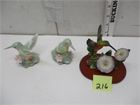 Hummingbird Salt and Pepper/Figurine