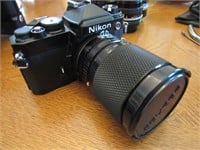 Vintage Nikon 35mm Camera W/ 28-80 Zoom Lens