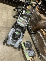 EGO MOWER W/CHARGER**BATTERY NOT INCLUDED