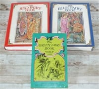 GREEN FAIRY BOOK, RED FAIRY BOOK & BLUE FAIRY