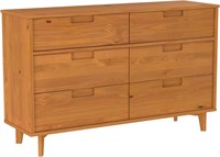 Walker Edison 6 Drawer Wood Dresser
