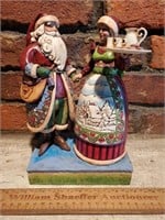 Jim Shore Heartwood Creek Santa Claus & Mrs Claus