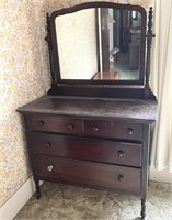 Vintage Dresser with Mirror