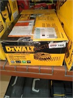 DeWalt box of 15° coil galvanized roofing nails