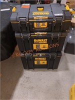 DEWALT (2) 22" tool boxes & (1)  24" tool box