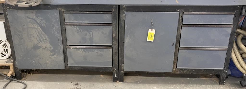 Craftsman Metal Shop Cabinets, 42x16x34in
