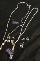 Sterling Silver & CZ/Topaz Fashion Necklaces Etc