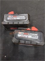 Milwaukee M18 6Ah High Output Batteries (2)