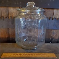 Planters Peanuts Store Display Jar - Some Chips
