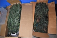 2- CHRISTMAS TREES IN BOX