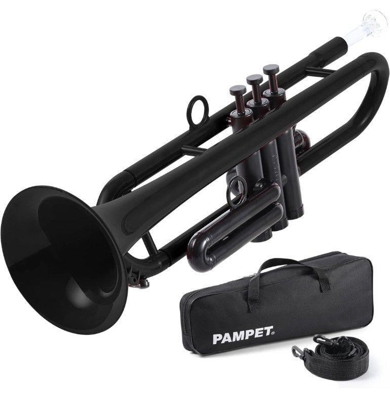 ($190) PAMPET Professional Plastic Bb Trumpet