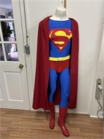 Superman Costume with life size mannequin