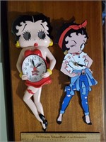 2ct Betty Boop Wall Clocks