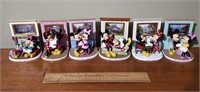 Thomas Kinkade Mickey & Minnie Mouse Figurines