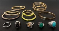 12 PCS mixed fashion jewelry lot