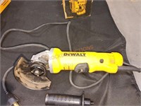 DeWalt corded 4 1/2" small angle grinder
