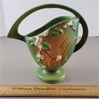 Roseville Pottery Snowberry Vase w/ Handle 8" H