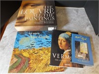 MATISSE, VERMEER, VAN GOGH & LOUVRE ART BOOKS