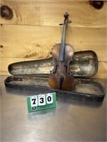 Antique Violin in Wood Case