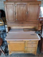 Sellers Kitchen Cabinet 40 & 1/2 x 27 x 71 & 3/4"