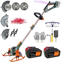 YUEWXTER Electric Weed Wacker, (21V 2x4.0A Weed E